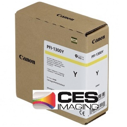 Canon PFI-320Y Genuine Yellow Pigment Ink Tank - 300ml High Yield